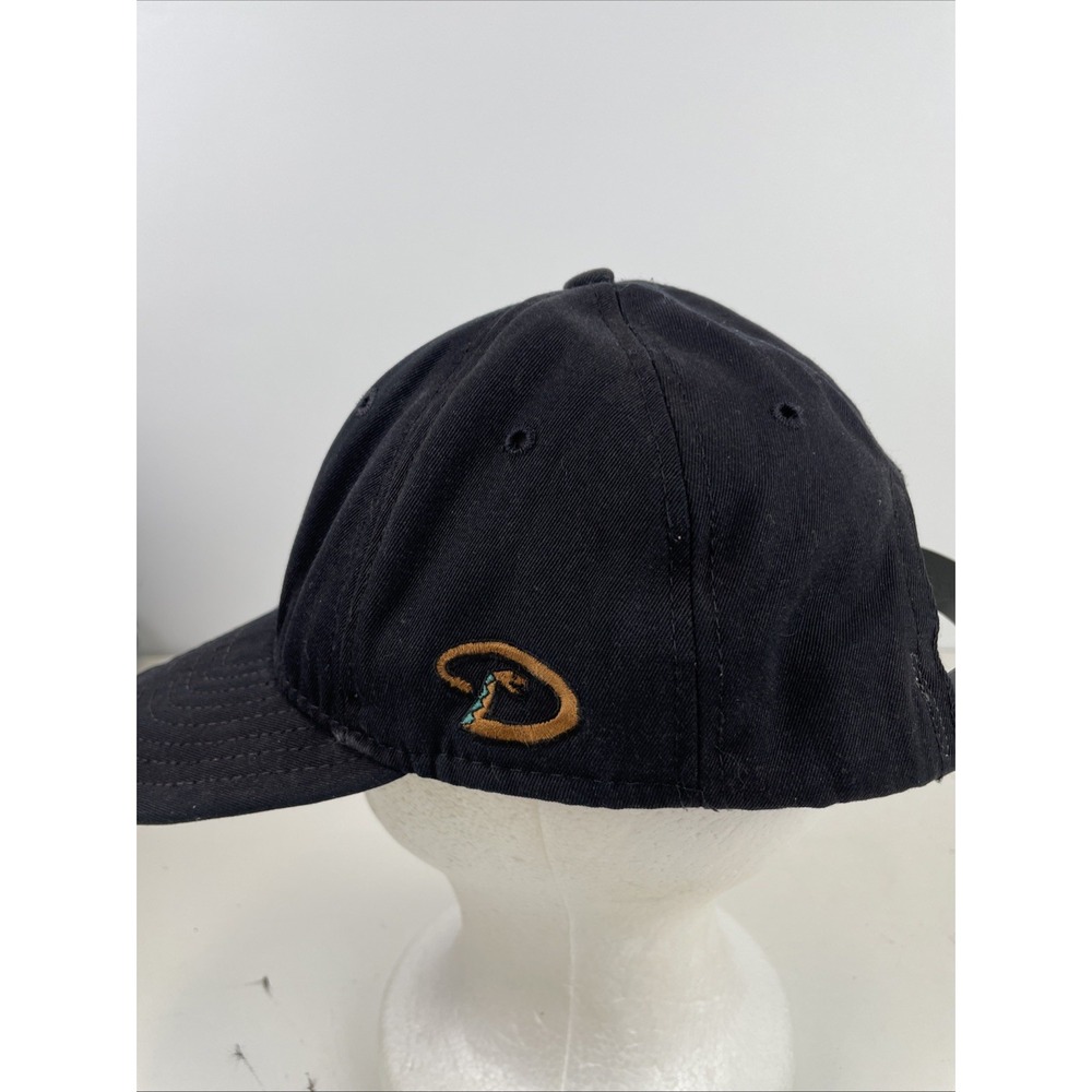 New‎ Era Vintage MLB Arizona Diamondbacks Black Hat One Size Fits All 1990's - Picture 4 of 8